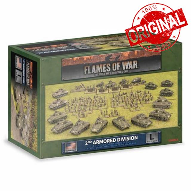 Flames of War - USAB13 - USA - 2nd Armoured Division - Army Deal