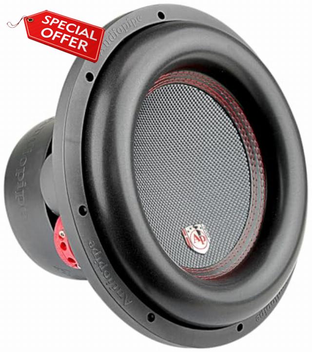 Audiopipe 12” Double Stack High Power Subwoofer (TXX-BDD2-12)