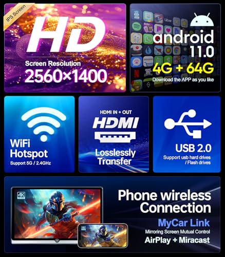 Support Phone Wireless mirroring Touch Screen