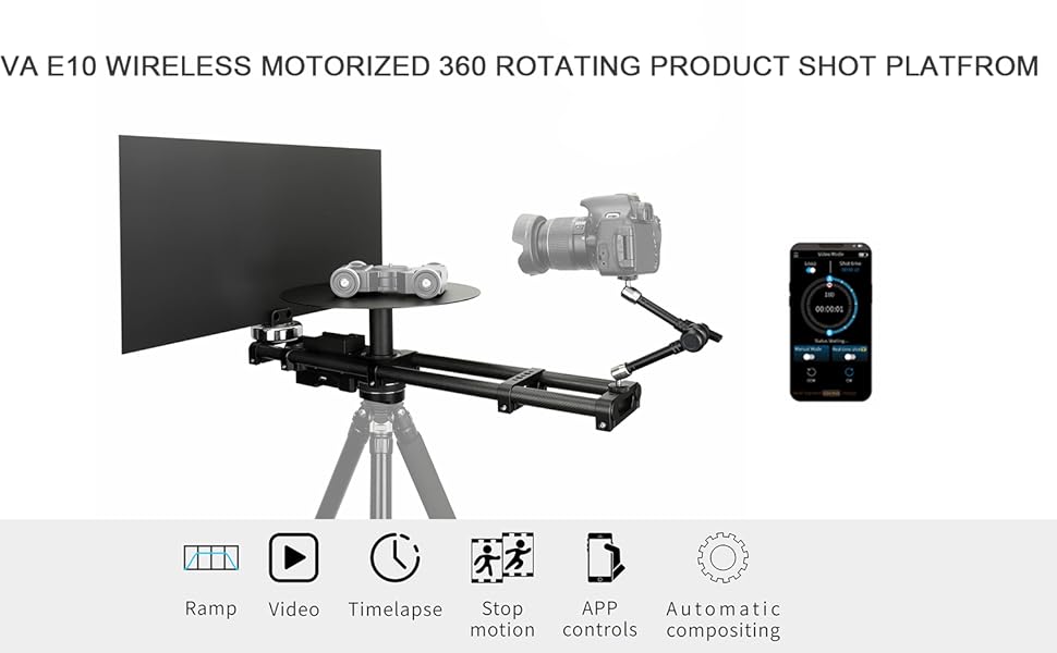 360 spinning roation camera rig