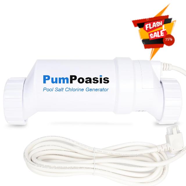 Salt Chlorine Generator Compatible with Hayward Tubo Salt Cell T-15 Series for Swimming Pools up to 40
