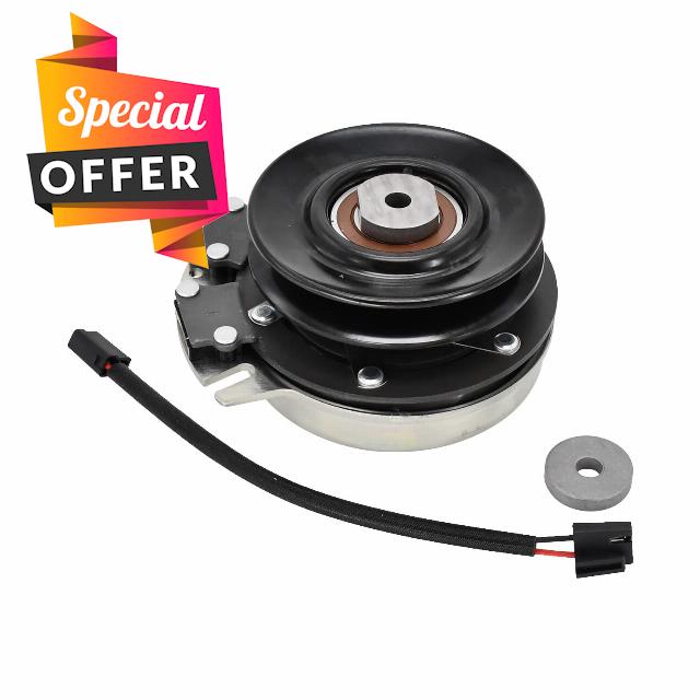 AM126100 Electric PTO Clutch Compatible with John Deere GT225 GT245 GX255 LT190 LX255 LX266 LX279 SST15 SST16 SST18 Compatible with Warner 5219-1 5219-108 Compatible with Cub Cadet B1XT0327