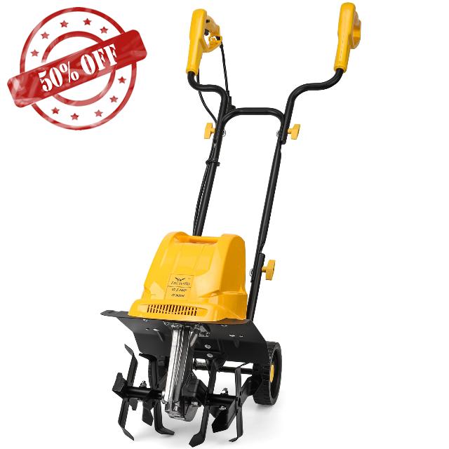 Garden Rototiller 12-Inch 10.5-Amp Corded Electric Tiller/Cultivator