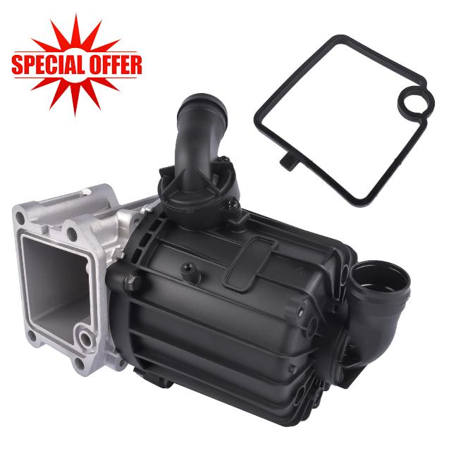Crankcase Ventilation Oil Separator with Gasket Replacement for Volvo Truck D13 engines 21373547 22877306 included Gasket 20532891 Vahaha