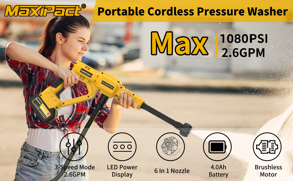 cordless pressure washer