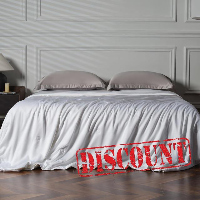 EP Mode Mulberry Silk Filled Quilt with 100% Viscose from Bamboo Fabric