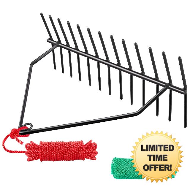 32" Aquatic Weed Rake