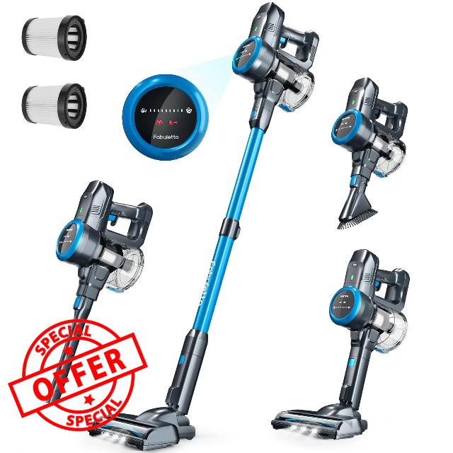 FABULETTA Cordless Vacuum Cleaner with LED Display