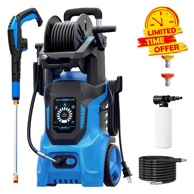Electric Pressure Washer 4500 PSI Max 3.2 GPM