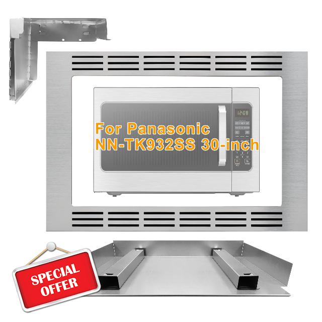 30-inch Trim Kit for Panasonic NN-TK932SS 2.2 cu ft Microwave Oven,30" Durable Microwave Trim Kit Compatible with Panasonic NN-SE9**S