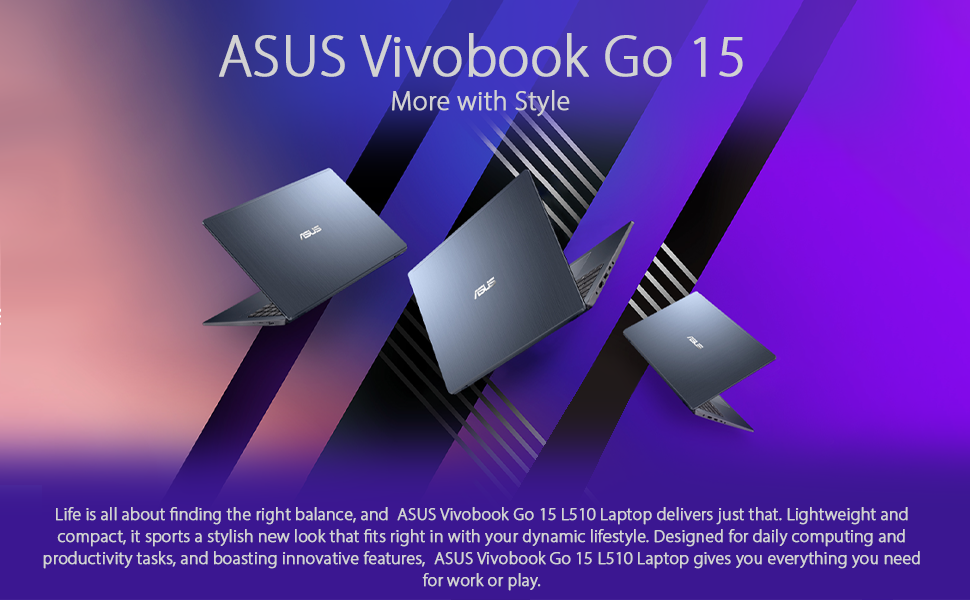 ASUS 15.6” Vivobook Go Laptop