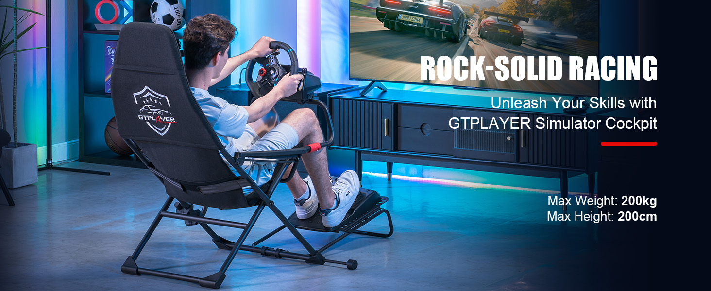 Foldable Racing Simulator Cockpit
