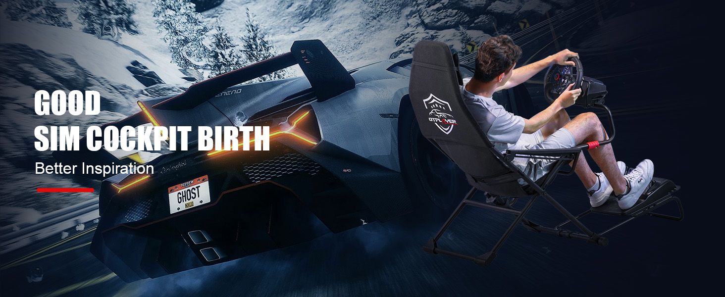Foldable Racing Simulator Cockpit