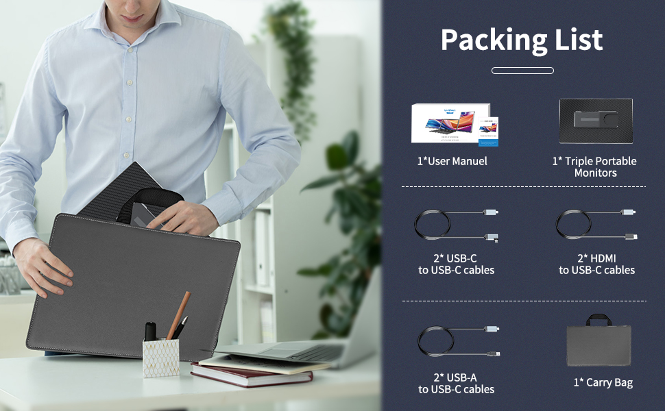 laptop extended monitor portable