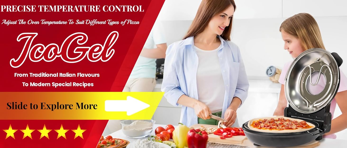 pizza oven/pizza maker/piezano pizza oven/granitestone piezano/countertop pizza oven/paisano pizza