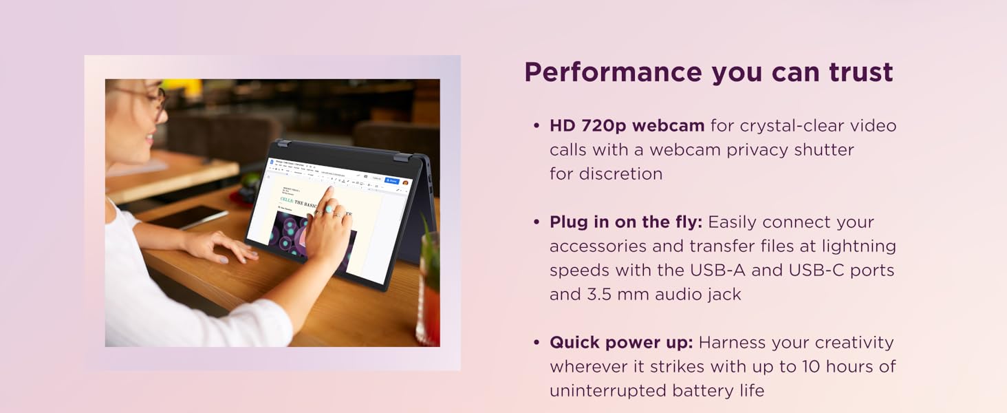 IdeaPad Flex 3i is a 2-in-1 laptop with antivirus protection