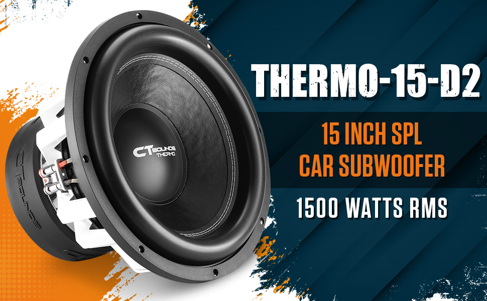 15 inch dual 2 ohm spl subwoofer