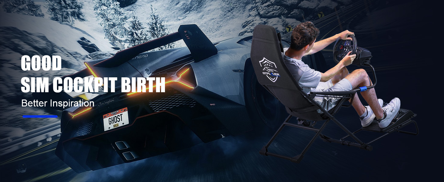 Foldable Racing Simulator Cockpit