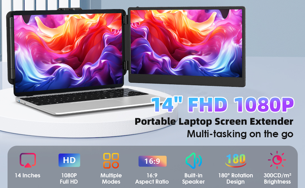 Laptop screen extender