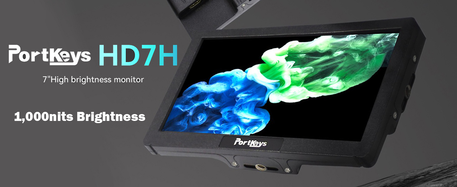 Portkeys HD7H 7INCH 1000nit Camera DSLR Field Monitor