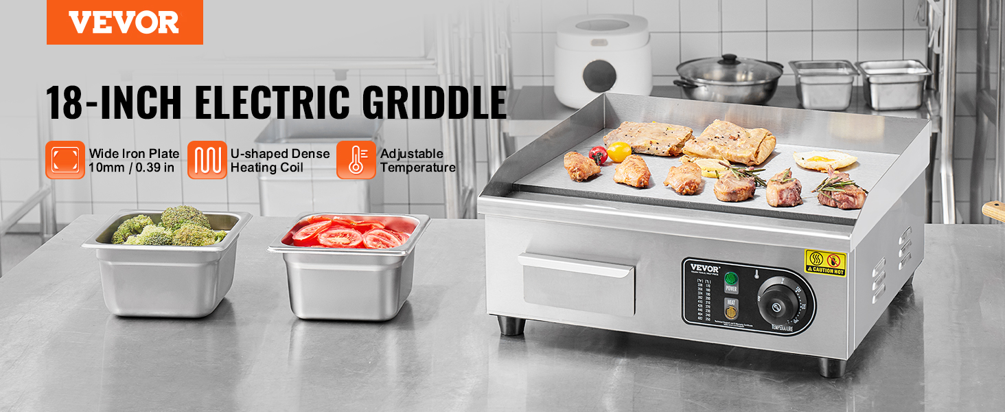 commercial electric griddle