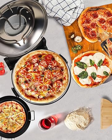 pizza oven/pizza maker/piezano pizza oven/granitestone piezano/countertop pizza oven/paisano pizza