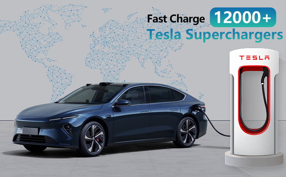 Unlock 12,000 Tesla Superchargers