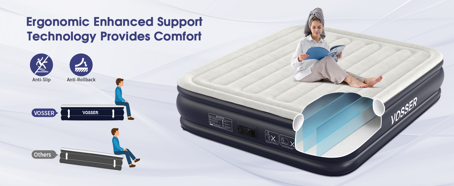 air mattress queen air mattress with built in pump inflatable mattress blow up mattress queen