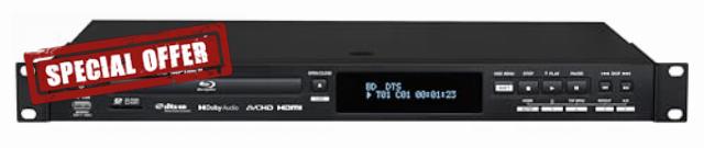 Tascam BD-MP1MK2 Professional-Grade Rackmount Blu-ray Player with SD & USB Playback