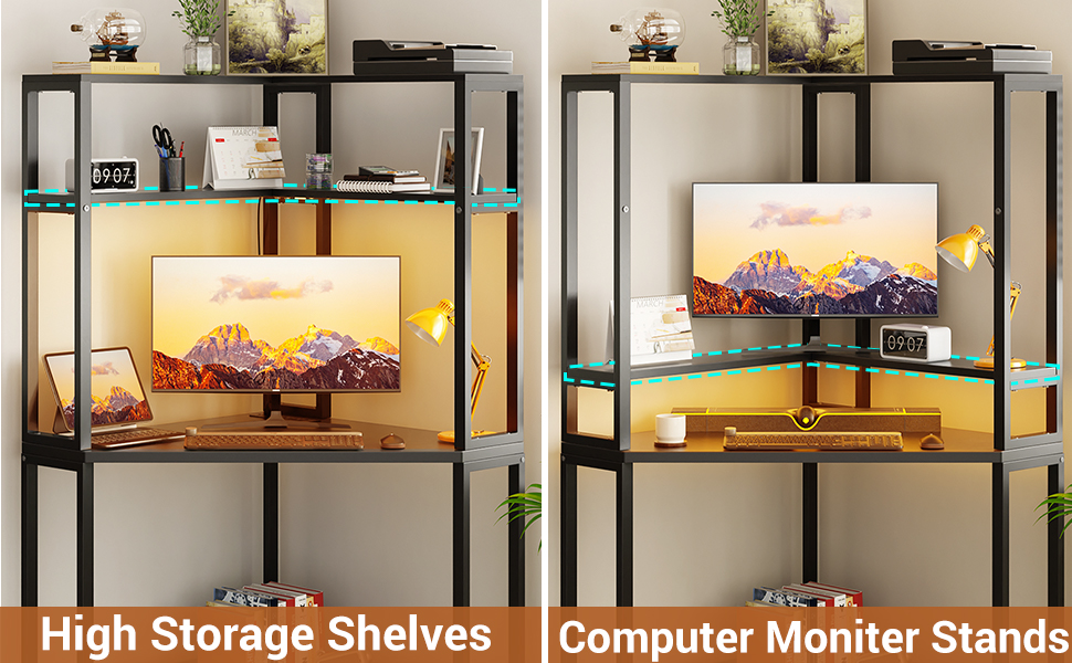 corner desk with shelves corner desk with storage corner desk for small space triangle desk table