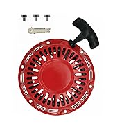 GX160 Pull Start Assembly w/Recoil Starter Rope for Honda GX200 GX120 Pull Cord Replacement Red 2...