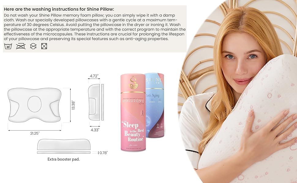 Take care of your skin all night with Shine Pillow
