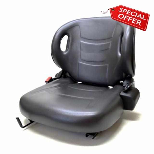 WFLNHB Universal Forklift Seat with Retractable Seat Belt Switch Replacement for Toyota Forklift Clark