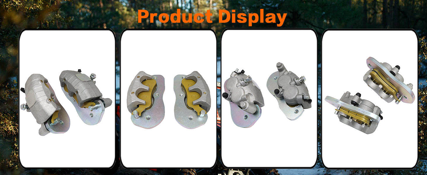 Front Brake Calipers & Sintered Pads