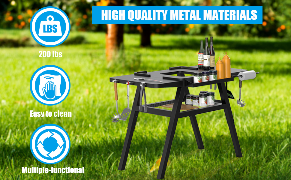 Adjustable Grill Stand