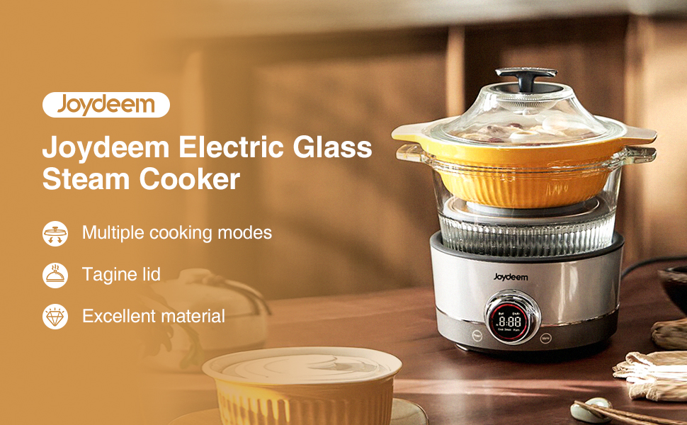 electric glass steam cooker Tagine