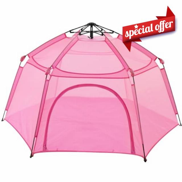 Alvantor Pop Up Playpen- Portable and Lightweight Indoor/Outdoor Play Yard with Protective Mesh