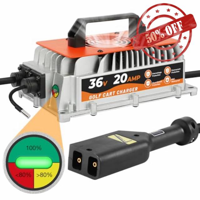 20 AMP 36 Volt EZGO TXT Golf Carts Battery Charger