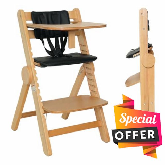 Wooden High Chair for Babies and Toddlers