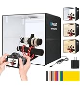 PULUZ 30cm Ring Light Photo Studio Light Box, Adjustable Portable Photography Shooting Light Tent...