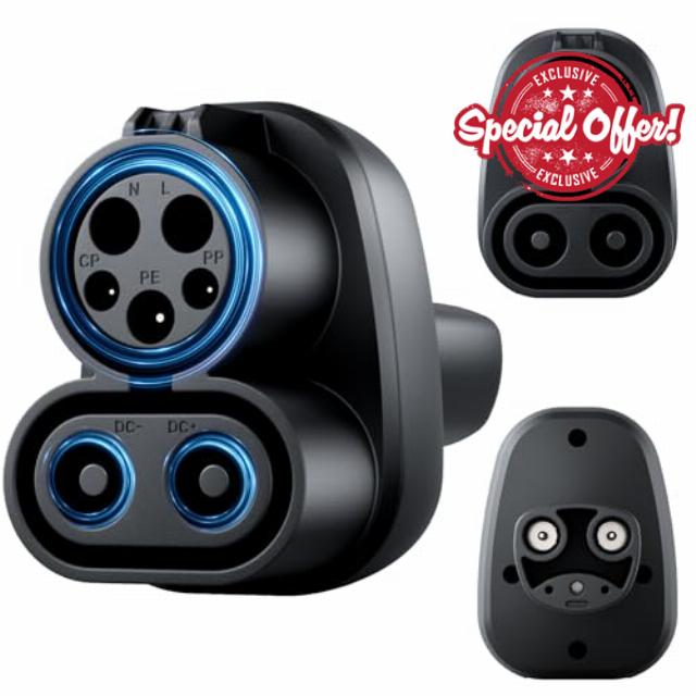 CCS Charger Adapter - Max 250KW DC fast charge