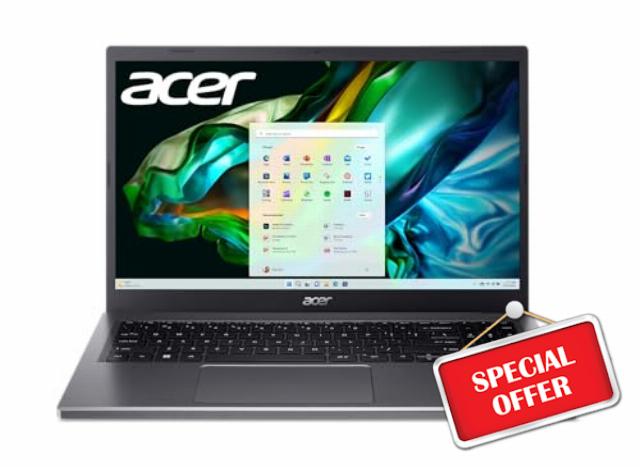 Acer Aspire 5 15 Slim Laptop | 15.6" FHD 1920x1080 IPS Touch | Intel Core i5-13420H | Intel UHD Graphics | 16GB LPDDR5 | 512GB Gen 4 SSD | Wi-Fi 6 | Backlit KB | Protective Sleeve| A515-58PT-50UJ