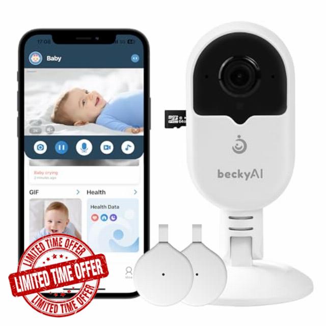 Smart Baby Monitor Contact-Free with Sleep & Breathing Tracking