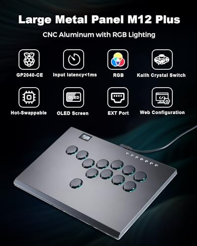 Leverless Arcade Stick for PC/PS3/PS4/Switch Game
