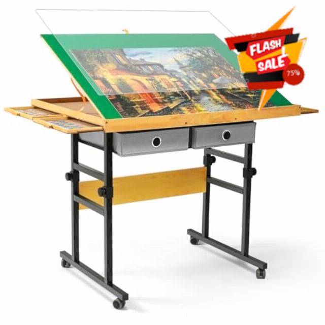 ALL4JIG 1500 Pieces Jigsaw Puzzle Board with Legs