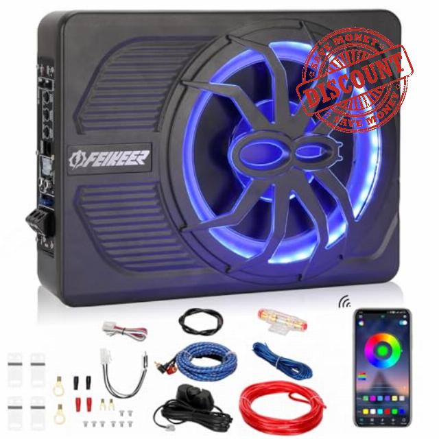 Upgrade 10" 800W Under Seat Car Subwoofer