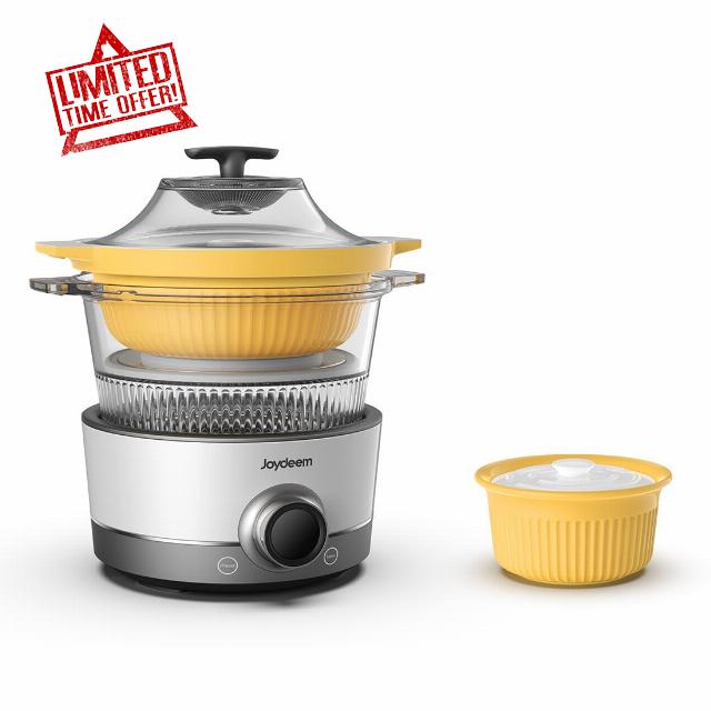 Joydeem Electric Glass Steam Cooker