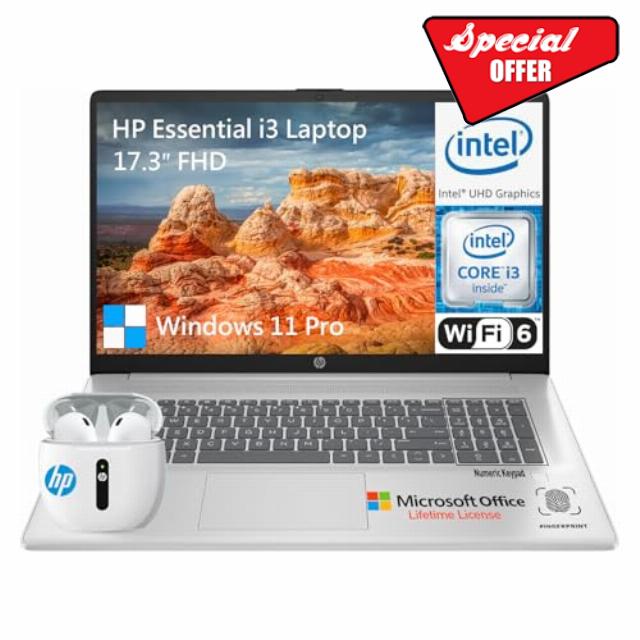 HP 2024 Newest 17 Inch Laptop Computer