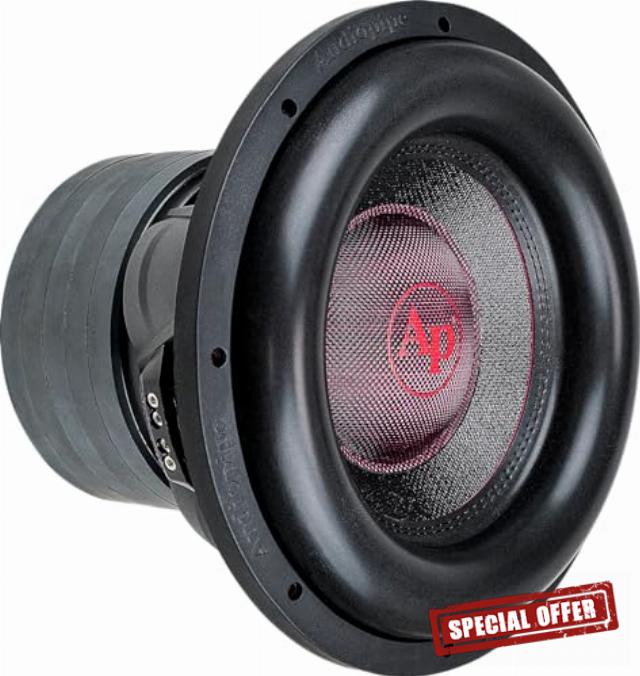 Audiopipe 12" Quinta Stack Composite Cone Subwoofer (TXX-BDC-V-12D2)