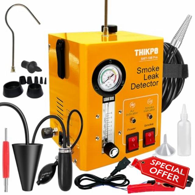 Smoke Machine Automotive with Built-in Air Compressor